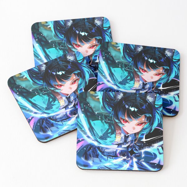 Item preview, Hoshimi Miyabi Zenless Zone Zero Anime Girl Battle Scene designed and sold by TorbenKuhano.