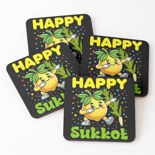 Item preview, Happy SUKKOT Jewish holiday - Lulav and Etrog Dabbing kids designed and sold by NUMAcreations.