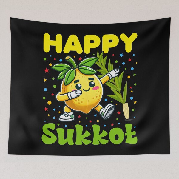 Item preview, Happy SUKKOT Jewish holiday - Lulav and Etrog Dabbing kids designed and sold by NUMAcreations.