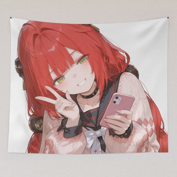 Item preview, Ukinami Yuzuha Zenless Zone Zero Cute Smartphone Pose Anime designed and sold by TorbenKuhano.