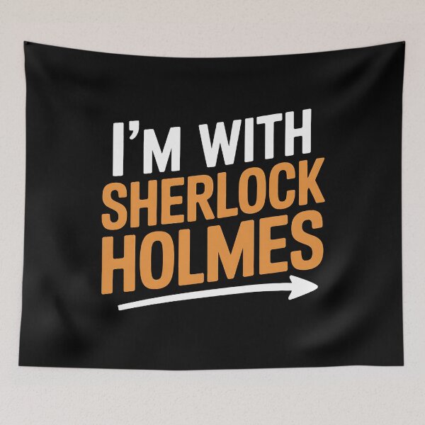 Item preview, I’m with Sherlock Holmes Halloween Matching Couple Costume designed and sold by BakeryDozen.