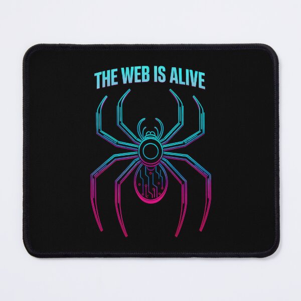 Item preview, Futuristic Neon Spider Formed by Circuit Lines designed and sold by SplashTastic.
