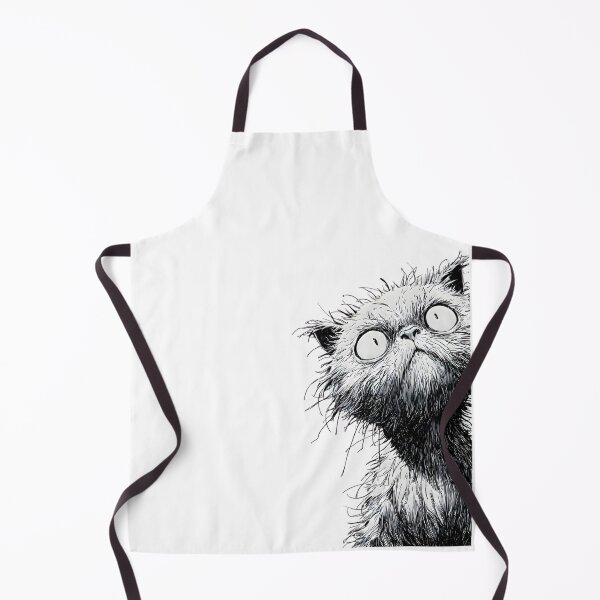 Item preview, Wet Cat Energy – Hilariously Scruffy Feline Art designed and sold by Psycho-Crazy.