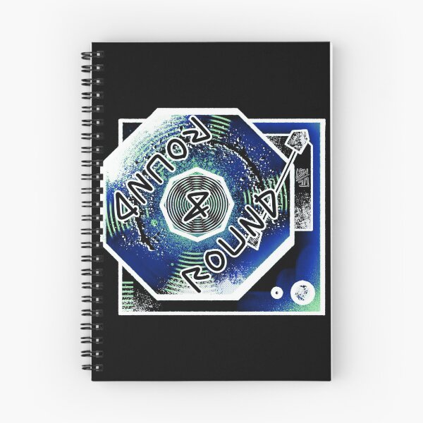 Item preview, Round & Round (blue) designed and sold by LenOutOf10-art.