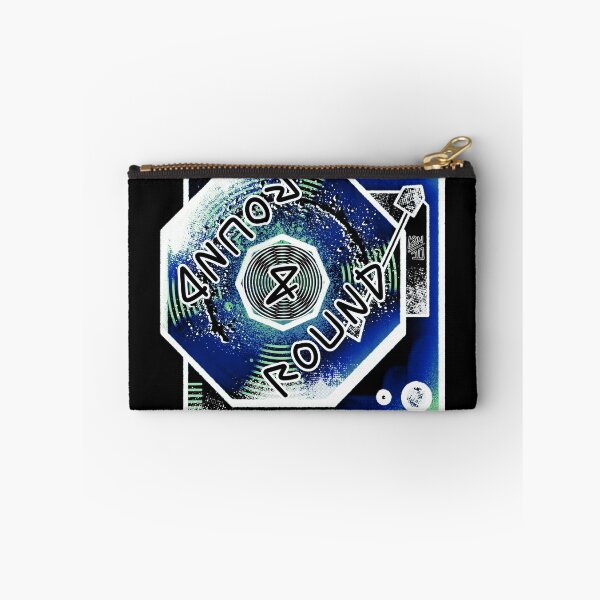 Item preview, Round & Round (blue) designed and sold by LenOutOf10-art.