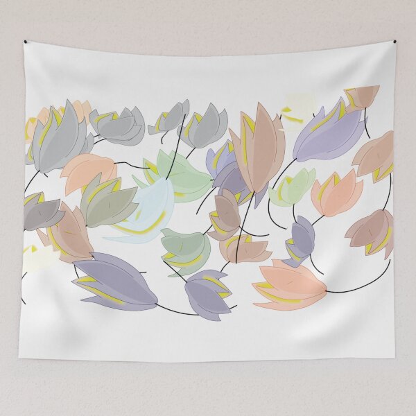 Item preview, light color flowers with stem designed and sold by Nature  Nblossom.