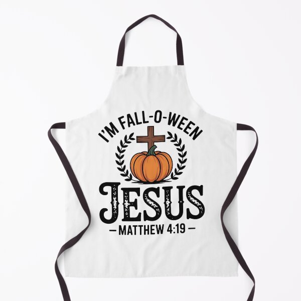 Item preview, I'm Fall-O-Ween Jesus Halloween Christian Cross Pumpkin designed and sold by BakeryDozen.