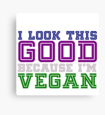 vegan and good looking Canvas Print
