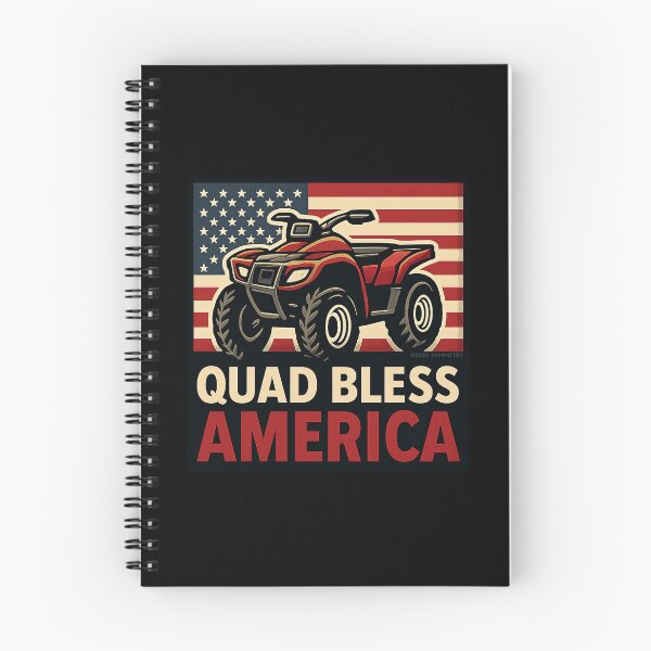 Item preview, Quad Bless America – Patriotic ATV Riding Design designed and sold by RogueSymmetry.
