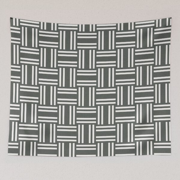 Item preview, Charcoal Linen Weave designed and sold by Becca Alessi.