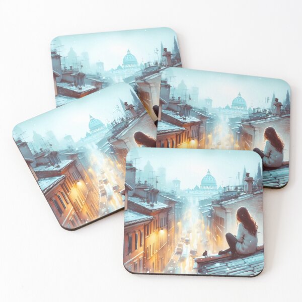 Item preview, Rooftops of Rome designed and sold by Visual Nomad Club.