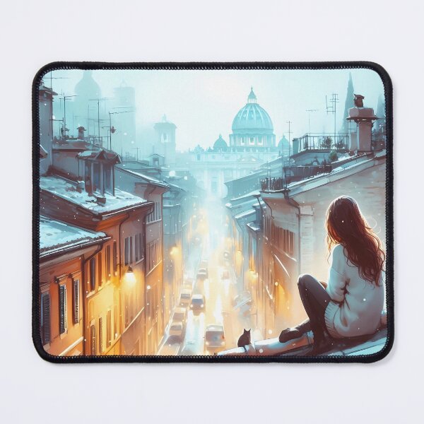 Item preview, Rooftops of Rome designed and sold by Visual Nomad Club.