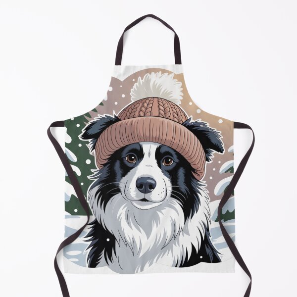 Item preview, Winter Border Collie designed and sold by NicolasGlowArt.