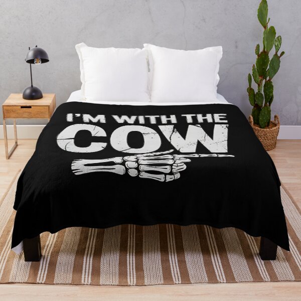 Item preview, I'm with The Cow Easy Costume Halloween Couples Matching designed and sold by BakeryDozen.