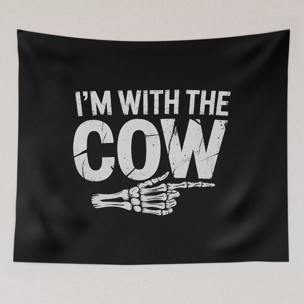 Item preview, I'm with The Cow Easy Costume Halloween Couples Matching designed and sold by BakeryDozen.