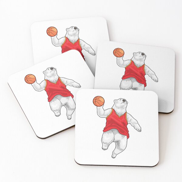 Item preview, Polar bear Basketball player Basketball  designed and sold by Snabdesign84.