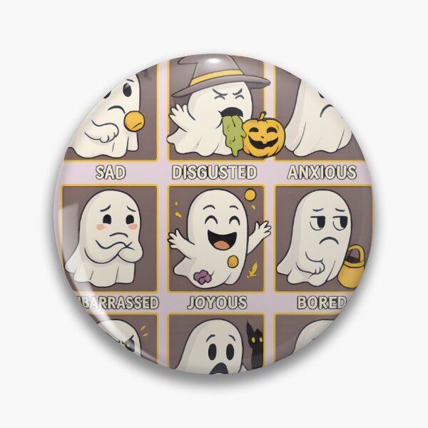 Item preview, Ghost Emotions Mood Chart Halloween Spooky Fun By Merch, Limited Edition, Perfect Gift For You And  designed and sold by dwayneipstudio.
