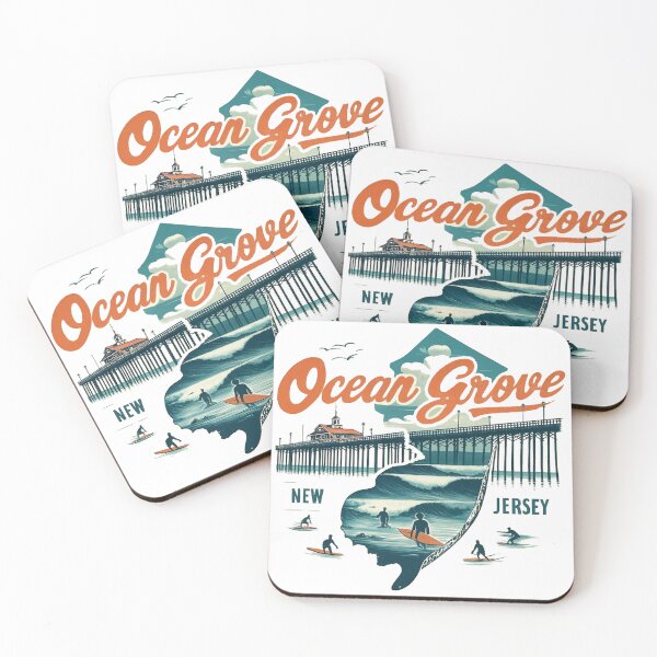 Item preview, Ocean Grove New Jersey - Travel Art designed and sold by devonclemon.