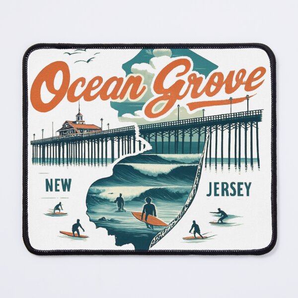 Item preview, Ocean Grove New Jersey - Travel Art designed and sold by devonclemon.