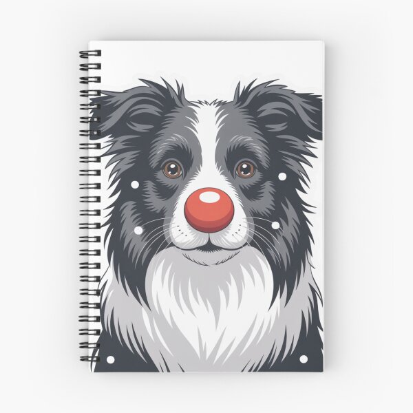 Item preview, Border Collie Red Nose  designed and sold by NicolasGlowArt.