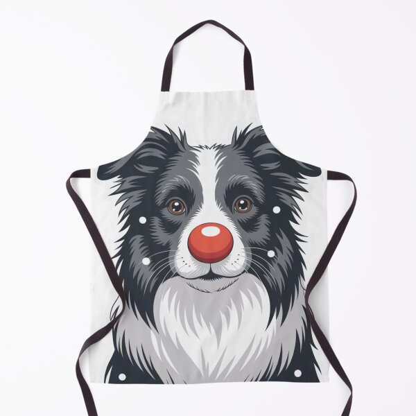 Item preview, Border Collie Red Nose designed and sold by NicolasGlowArt.