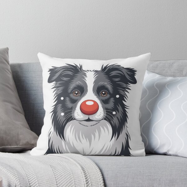 Item preview, Border Collie Red Nose  designed and sold by NicolasGlowArt.