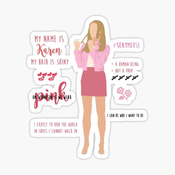 Mean Girls - Karen Smith Sticker for Sale by gobroadway