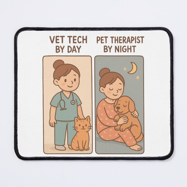 Item preview, Veterinary Technician - day and night designed and sold by DamioPolArt.