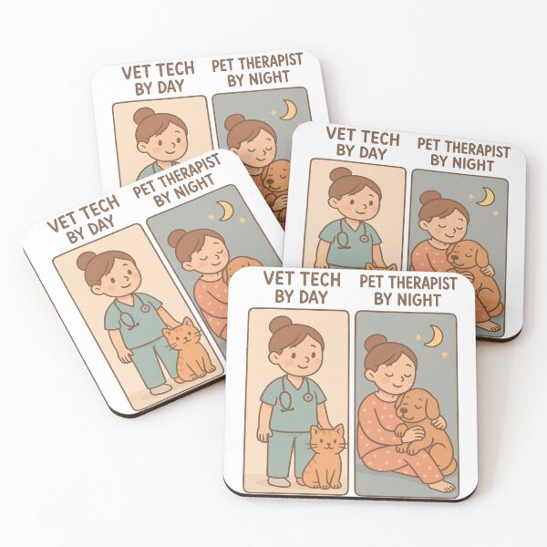Item preview, Veterinary Technician - day and night designed and sold by DamioPolArt.