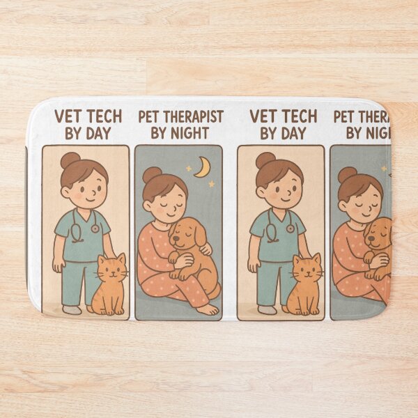 Item preview, Veterinary Technician - day and night designed and sold by DamioPolArt.