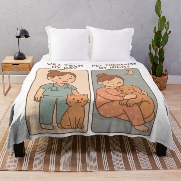 Item preview, Veterinary Technician - day and night designed and sold by DamioPolArt.