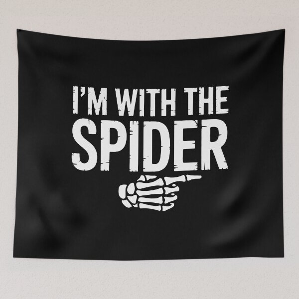 Item preview, I'm with The Spider Easy Costume Halloween Couples Matching designed and sold by BakeryDozen.
