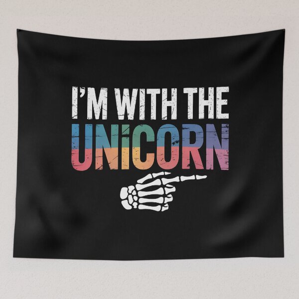 Item preview, I'm with The Unicorn Easy Costume Halloween Couples Matching designed and sold by BakeryDozen.