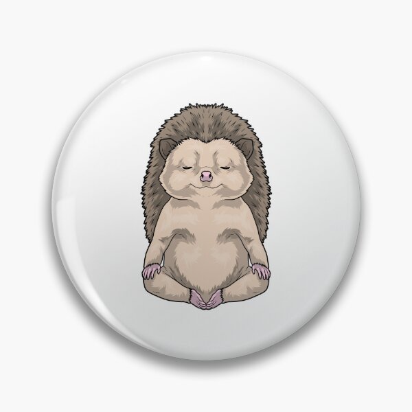 Item preview, Hedgehog Yoga Fitness Meditation designed and sold by Snabdesign84.