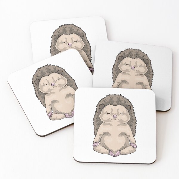 Item preview, Hedgehog Yoga Fitness Meditation designed and sold by Snabdesign84.