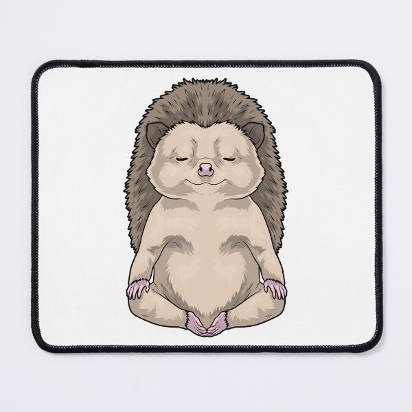 Item preview, Hedgehog Yoga Fitness Meditation designed and sold by Snabdesign84.