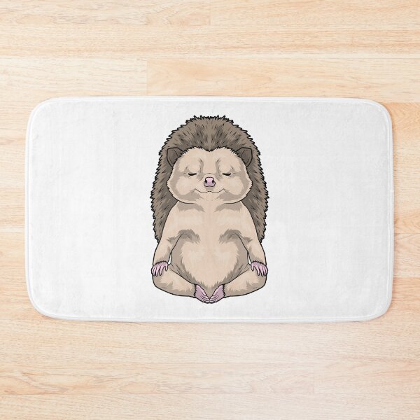 Item preview, Hedgehog Yoga Fitness Meditation designed and sold by Snabdesign84.