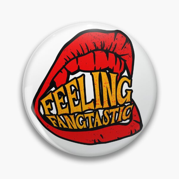Item preview, Feeling Fangtastic Vampire Mouth Graphic – Fun Spooky Halloween Design designed and sold by JoeZigns81.