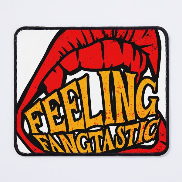 Item preview, Feeling Fangtastic Vampire Mouth Graphic – Fun Spooky Halloween Design designed and sold by JoeZigns81.