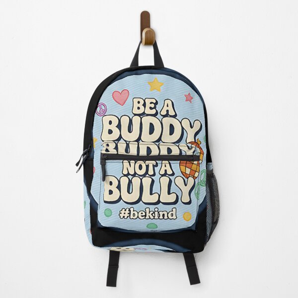 Item preview, Be A Buddy Not A Bully Kindness Positive Quote Cute Retro Design For School Kids Teachers And Friends designed and sold by ArtDesignTp.