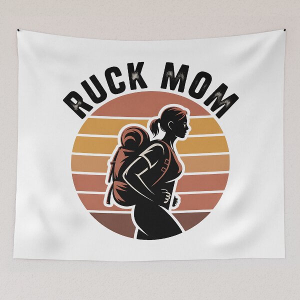 Item preview, Rucking Ruck Mom • Weighted-Pack Fitness designed and sold by Blok45.