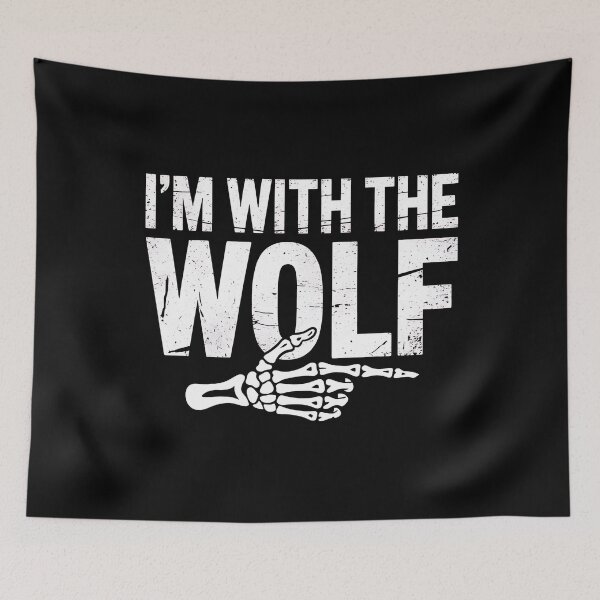 Item preview, I'm with The Wolf Easy Costume Halloween Couples Matching T-Shirt designed and sold by BakeryDozen.