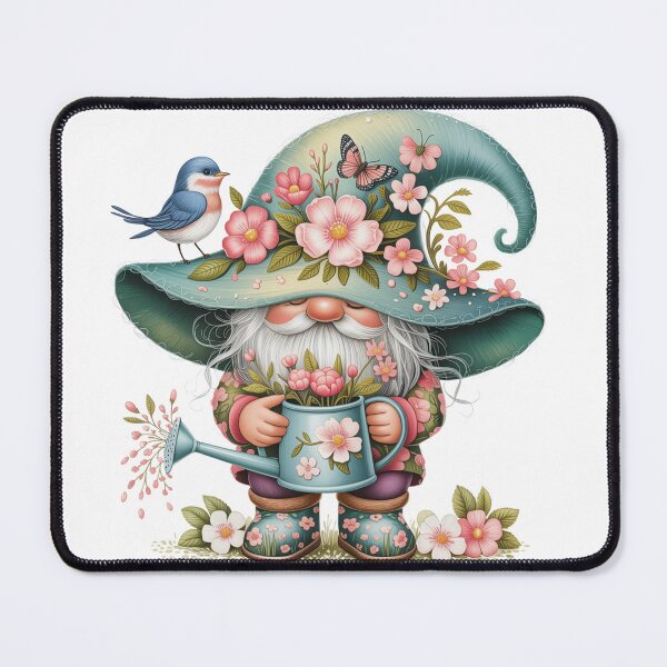 Item preview, Gnome Tending Flowers designed and sold by jkrphoto.