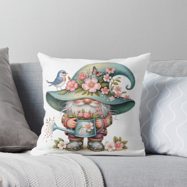 Item preview, Gnome Tending Flowers designed and sold by jkrphoto.