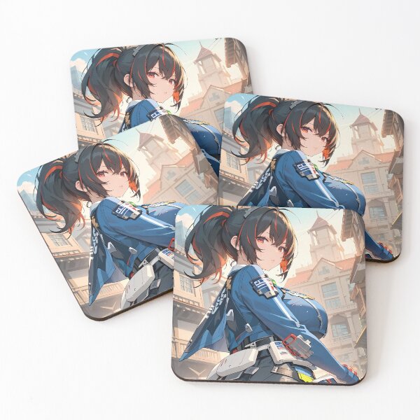 Item preview, Zhu Yuan Zenless Zone Zero Futuristic Anime Girl Waifu Urban Vibe designed and sold by TorbenKuhano.