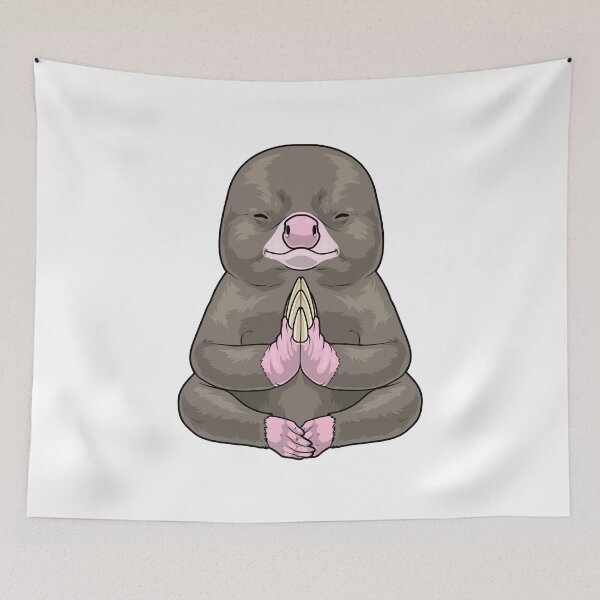 Item preview, Mole Yoga Fitness Meditation designed and sold by Snabdesign84.