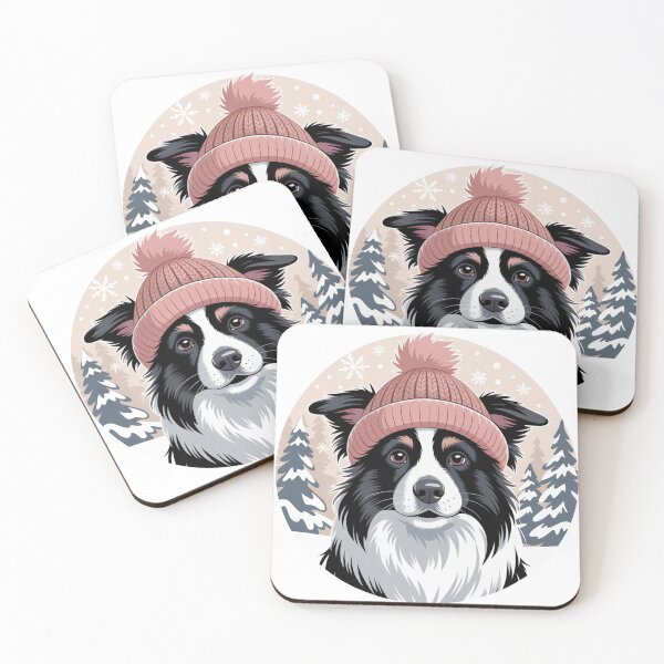 Item preview, Border Collie and Winter designed and sold by NicolasGlowArt.