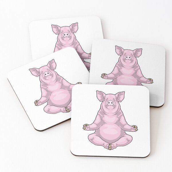 Item preview, Pig Yoga Fitness Meditation designed and sold by Snabdesign84.
