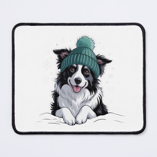 Item preview, Winter Border Collie designed and sold by NicolasGlowArt.