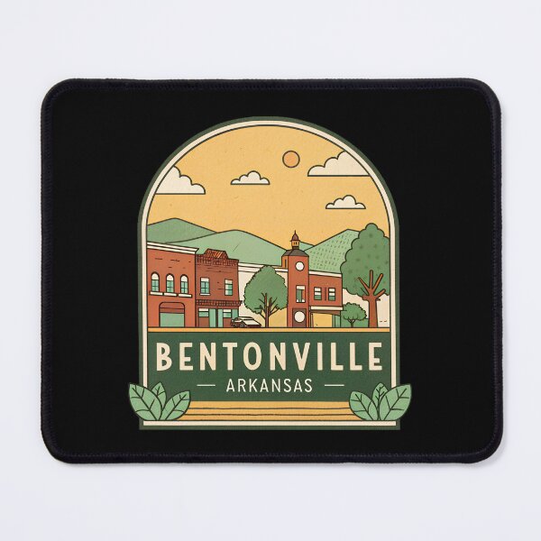 Item preview, Bentonville Arkansas Vintage Travel  designed and sold by VividOrganica.